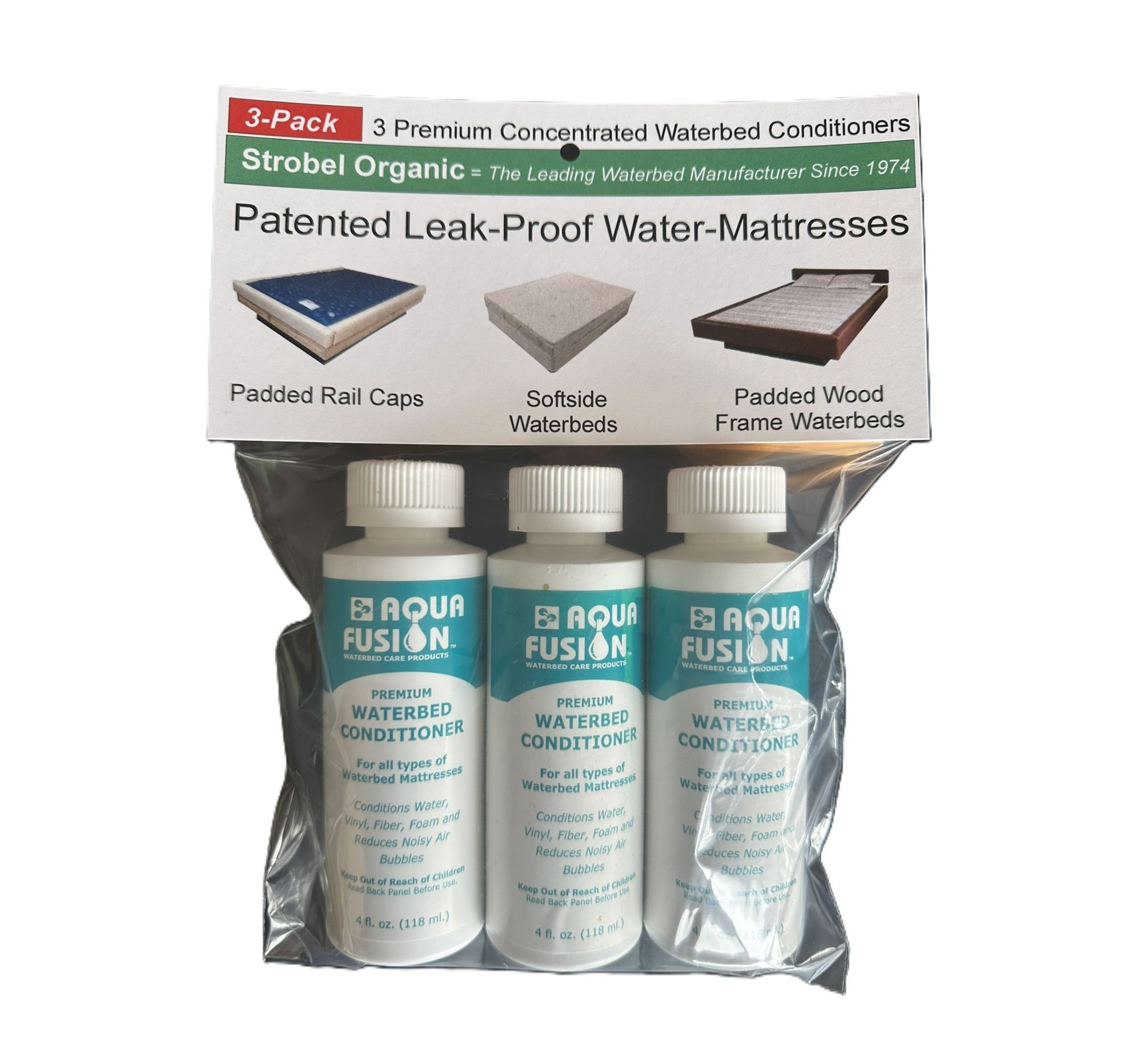 Premium Concentrated Waterbed Conditioner – 3 Pack