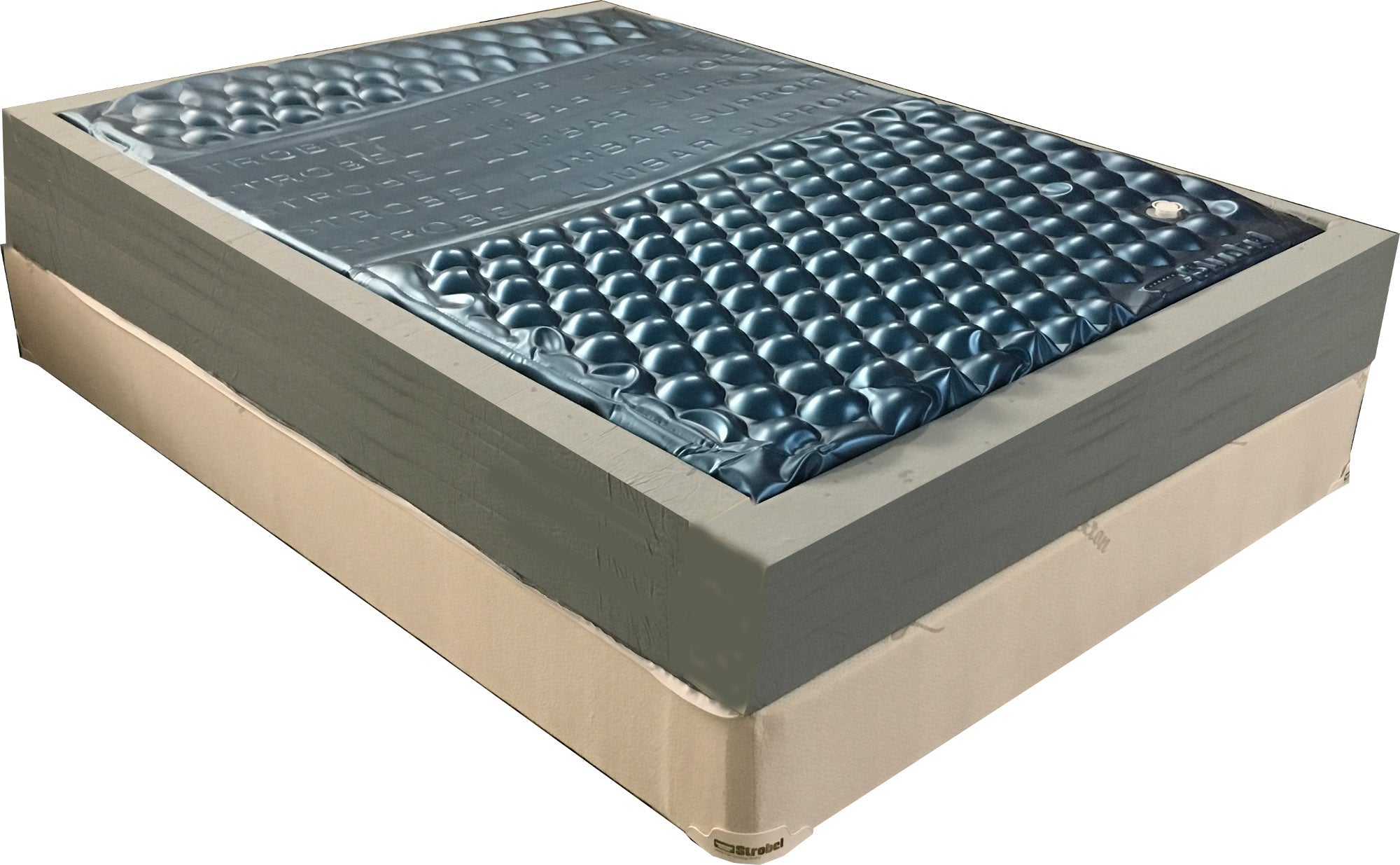 Strobel Organic Softside Waterbed Patented Leak-Proof Extra-Deep 10-in Fill