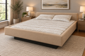Lecce Complete Waterbed Padded Fabric with Flat Headboard
