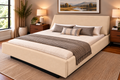 Scalea Complete Waterbed Padded Fabric with Large Angled Headboard