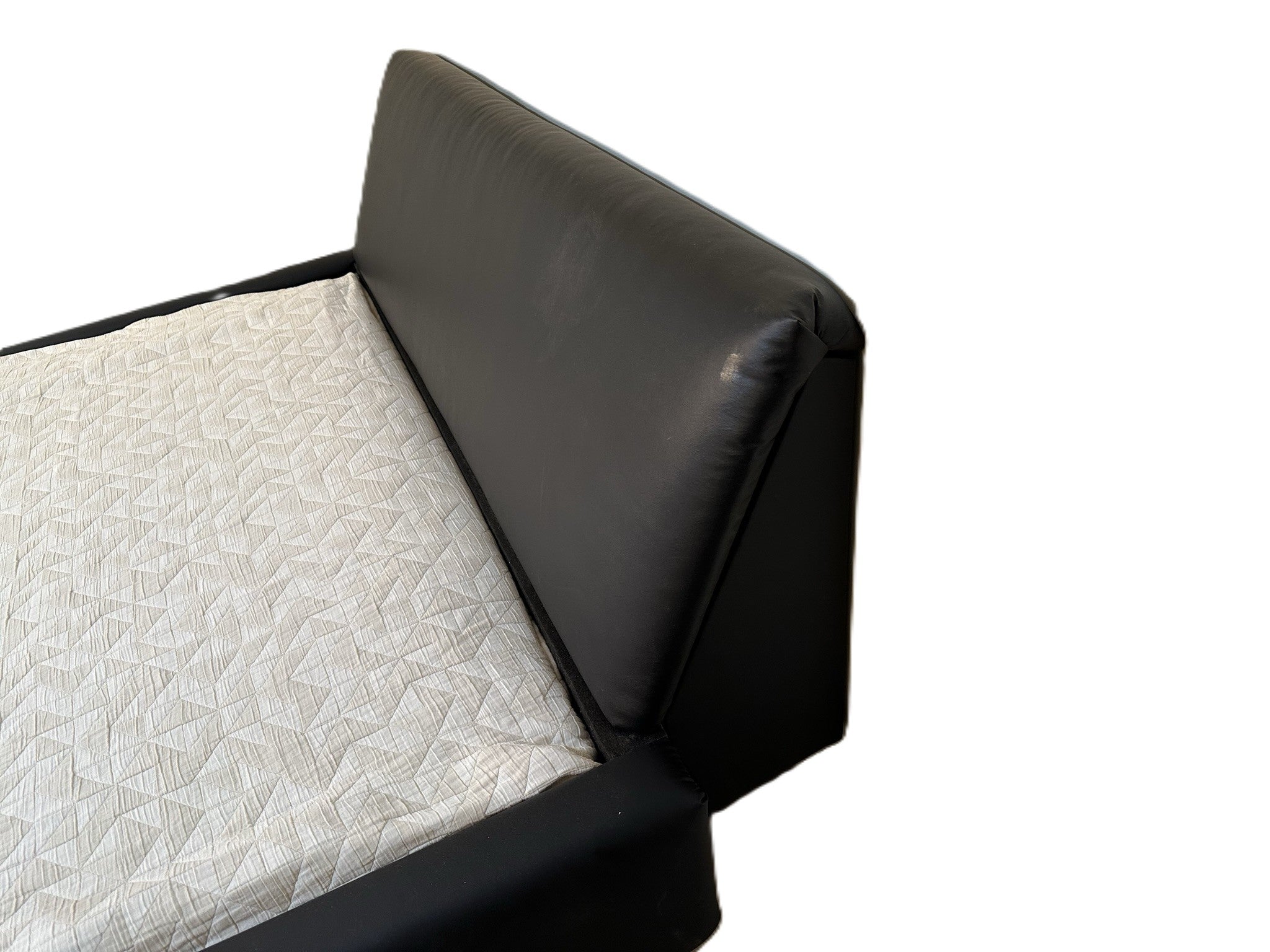 Scalea Complete Waterbed Padded Fabric with Large Angled Headboard