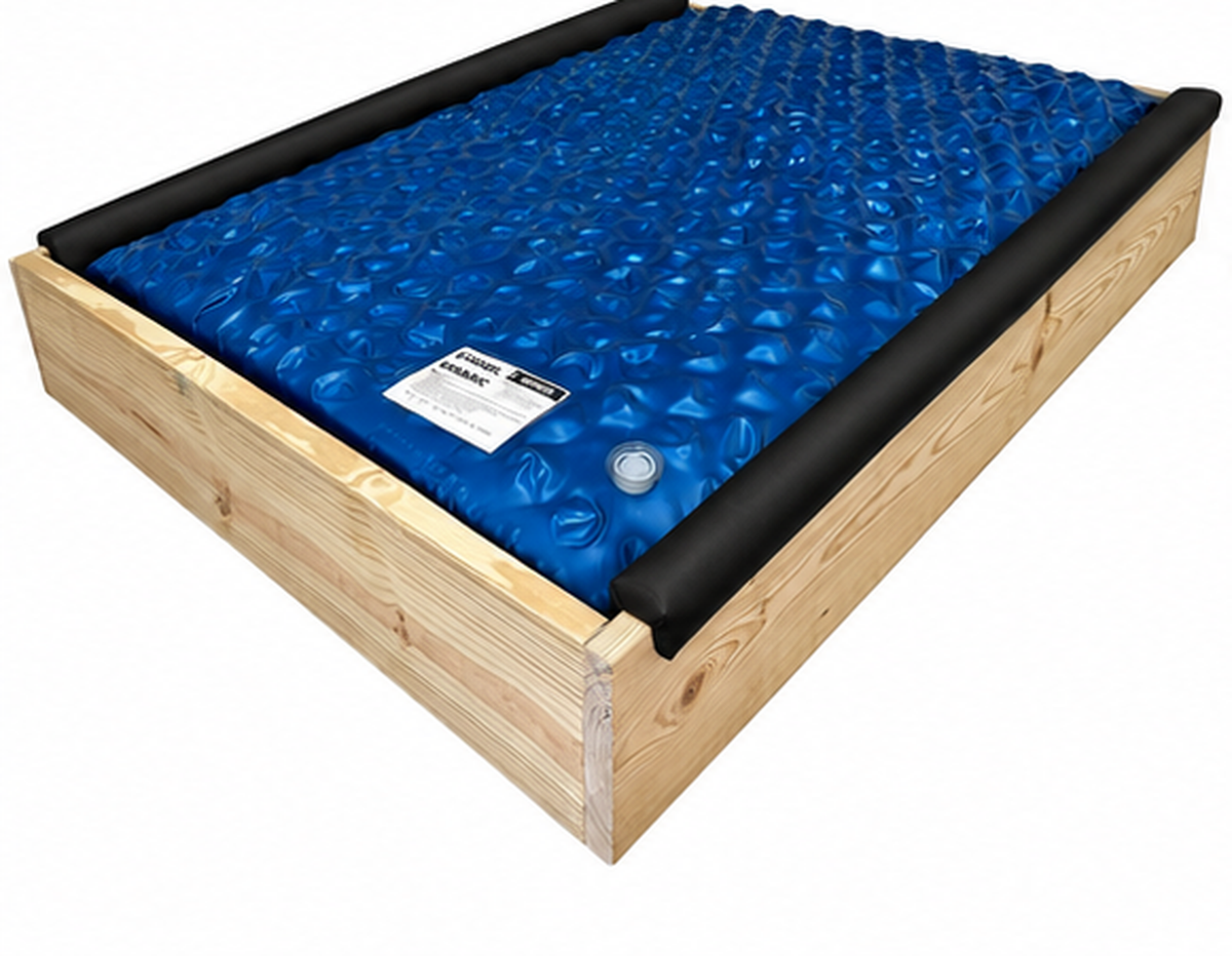 Strobel Organic 2-Piece Standard 1.5-in Front Padded Waterbed Rail Cap Microsuede Fabric