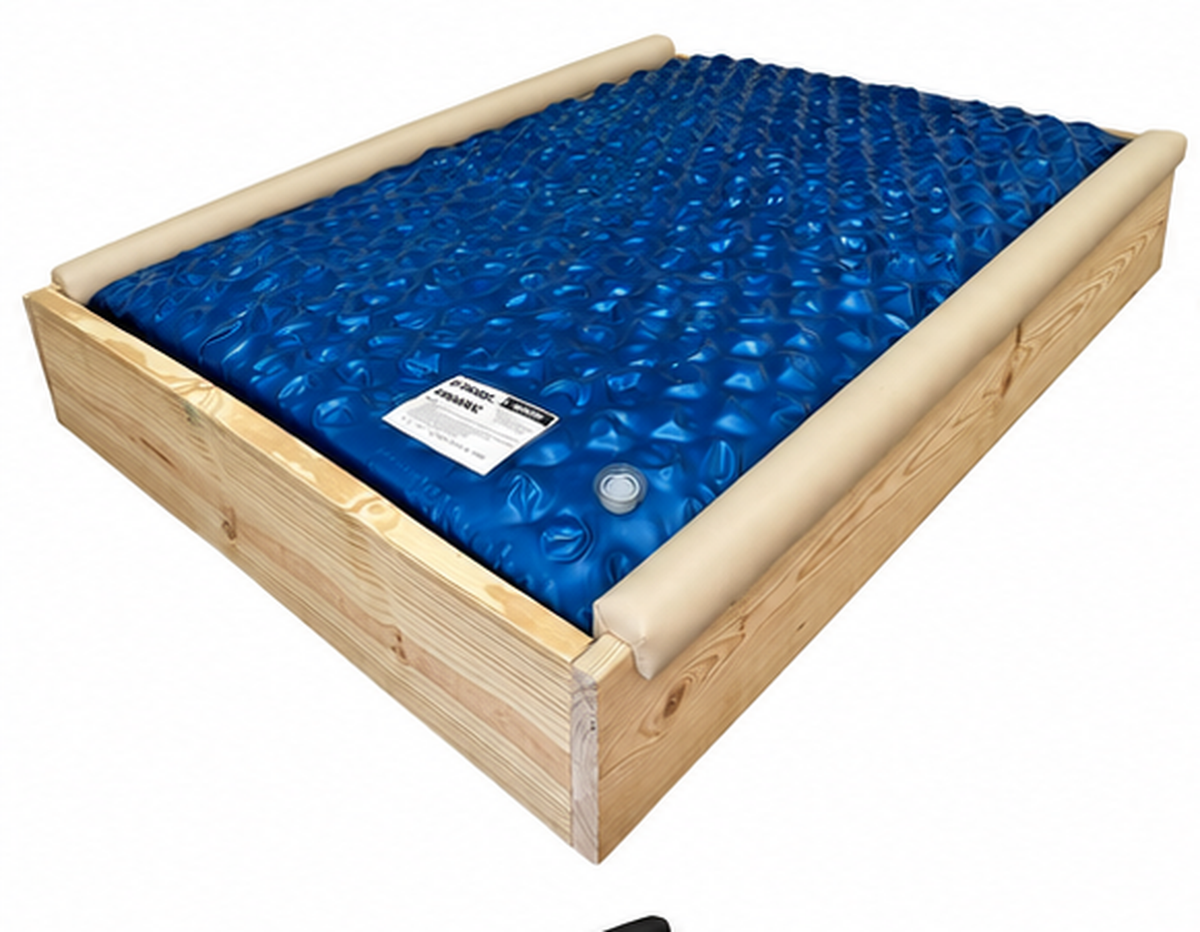 Strobel Organic 2-Piece Standard 1.5-in Front Padded Waterbed Rail Cap Microsuede Fabric