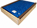 Strobel Organic 2-Piece Standard 1.5-in Front Padded Waterbed Rail Cap Microsuede Fabric