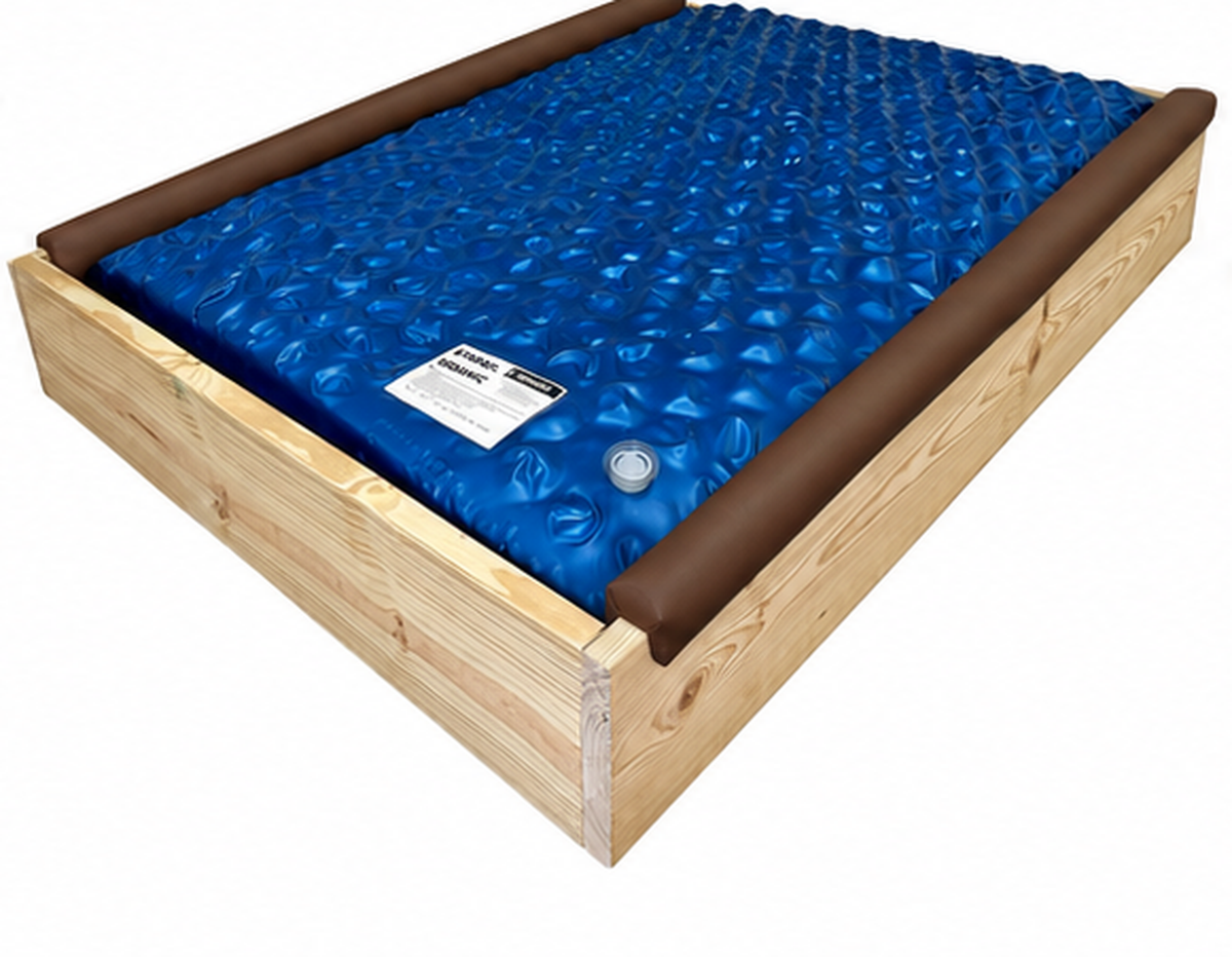 Strobel Organic 2-Piece Standard 1.5-in Front Padded Waterbed Rail Cap Microsuede Fabric
