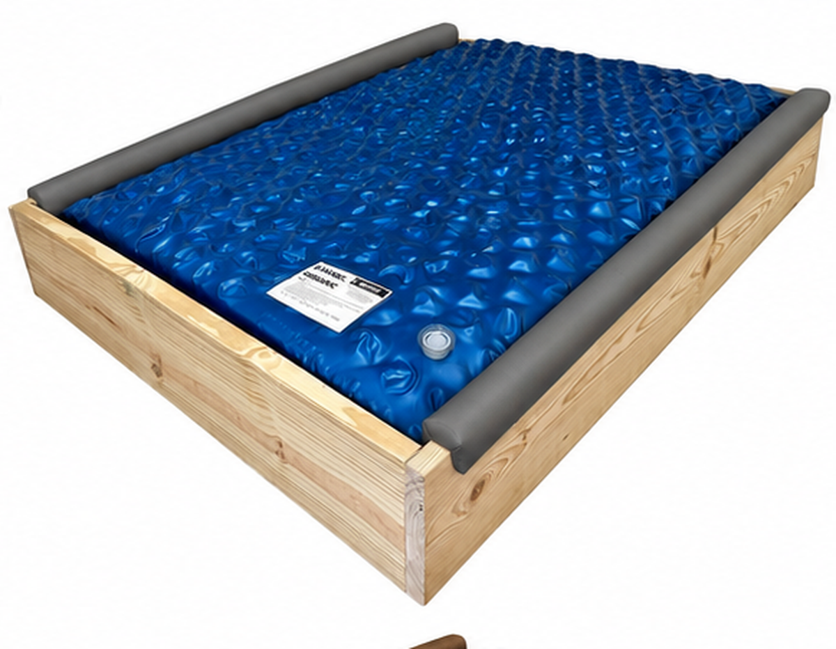Strobel Organic 2-Piece Standard 1.5-in Front Padded Waterbed Rail Cap Microsuede Fabric