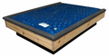 Strobel Organic 3-Piece Standard 1.5-in Front Padded Waterbed Rail Cap Faux Leather