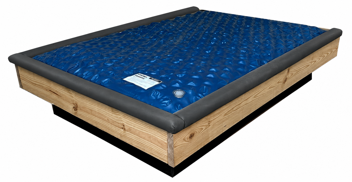 Strobel Organic 3-Piece Standard 1.5-in Front Padded Waterbed Rail Cap Faux Leather
