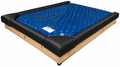 Strobel Organic 5-Piece With Two Padded Corner Seats  JUMBO 4.5-in Front Padded Waterbed Rail Cap Faux Leather
