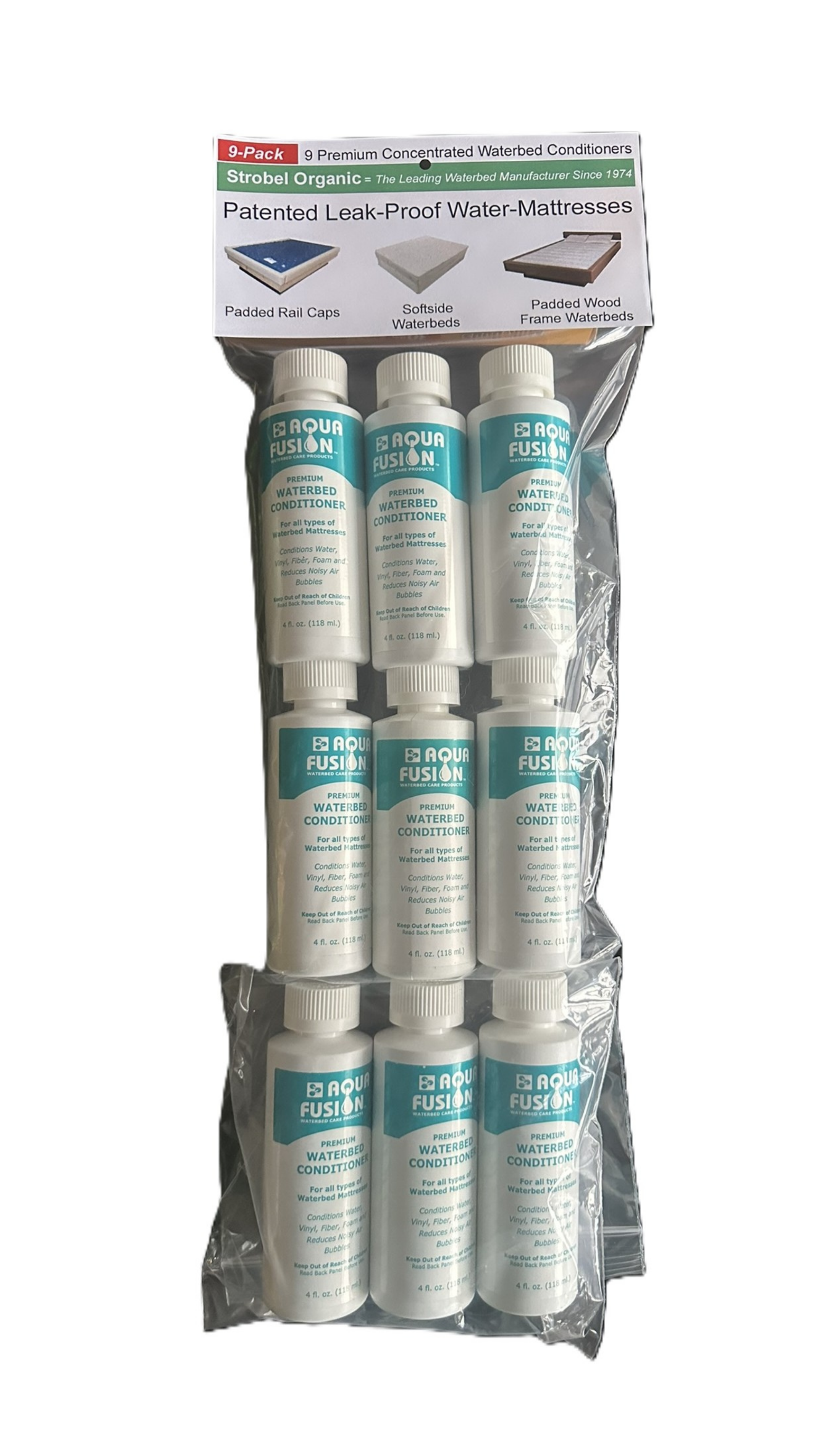 Premium Concentrated Waterbed Conditioner – 9 Pack