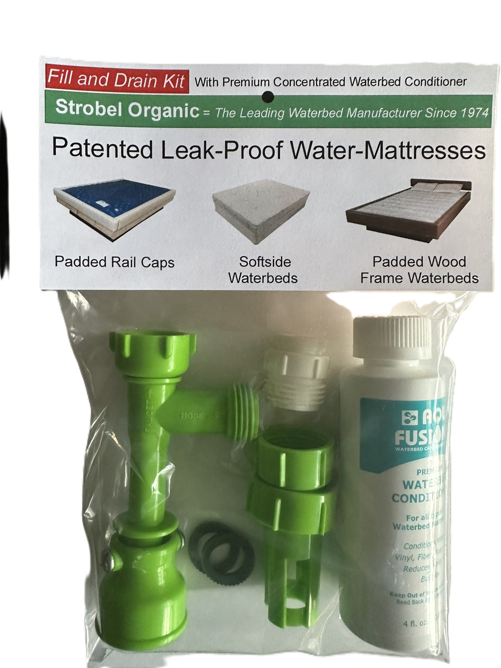 Waterbed Fill & Drain Kit with Premium Concentrated Conditioner