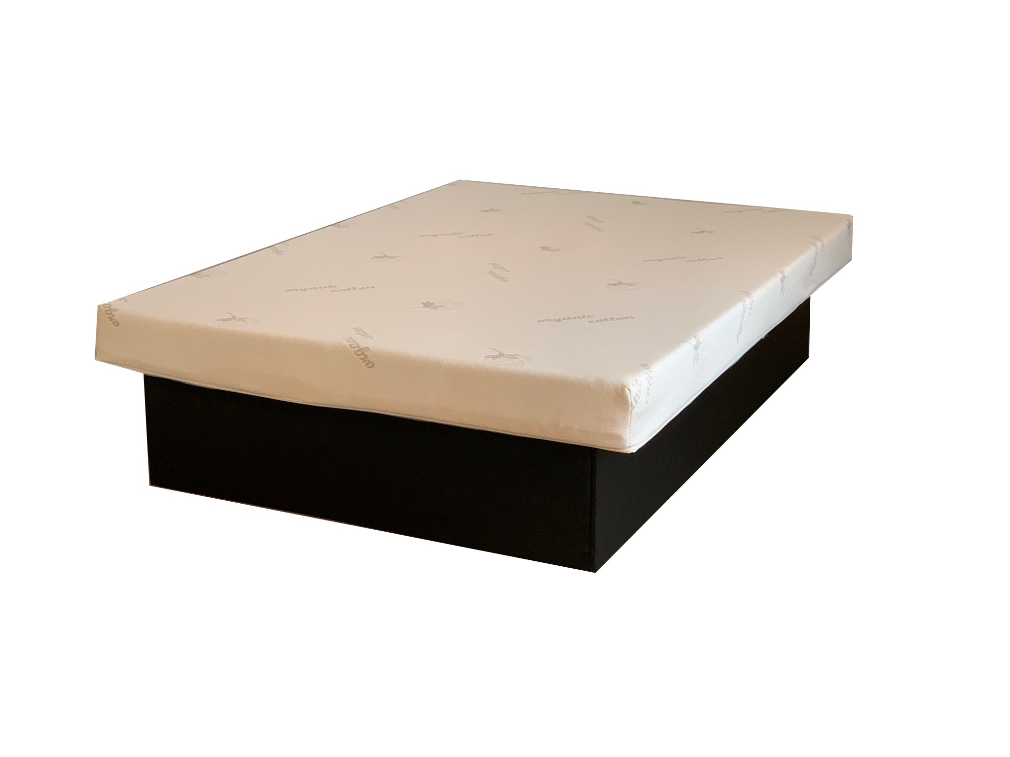 Jupiter Platform Bed for Regular Beds or Waterbeds 14-in Black Pedestal