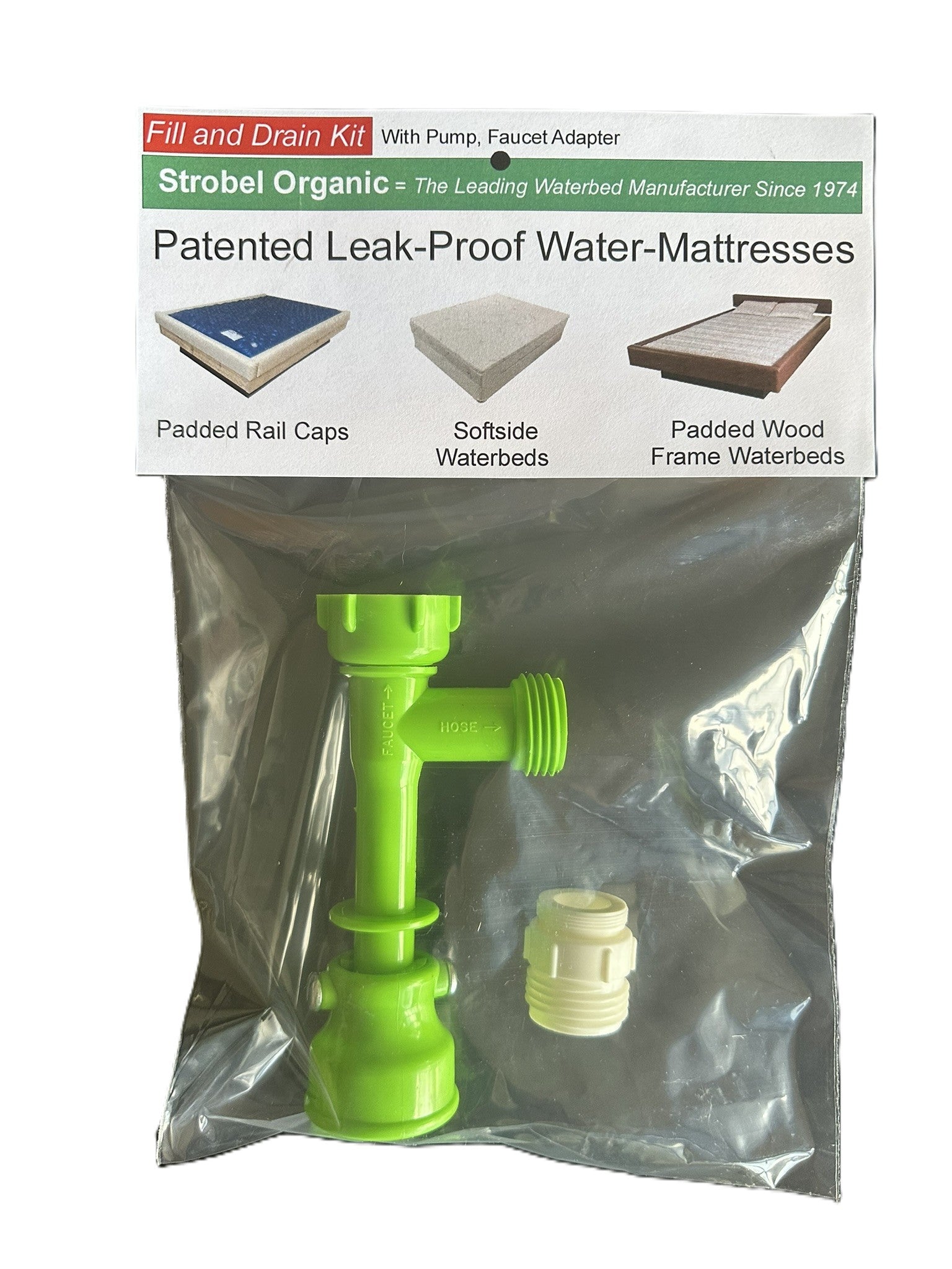Waterbed & Aquarium Venturi Drain Pump with Faucet Adapter
