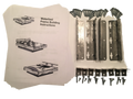 Waterbed Frame Hardware Kit with Building Instructions – Handcrafted in USA